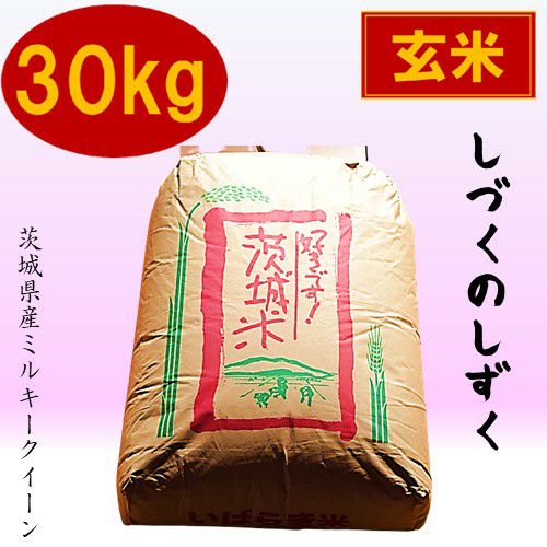 茨城産 令和7年ミルキークイーン玄米30kg 令和7年産】茨城県産ミルキー